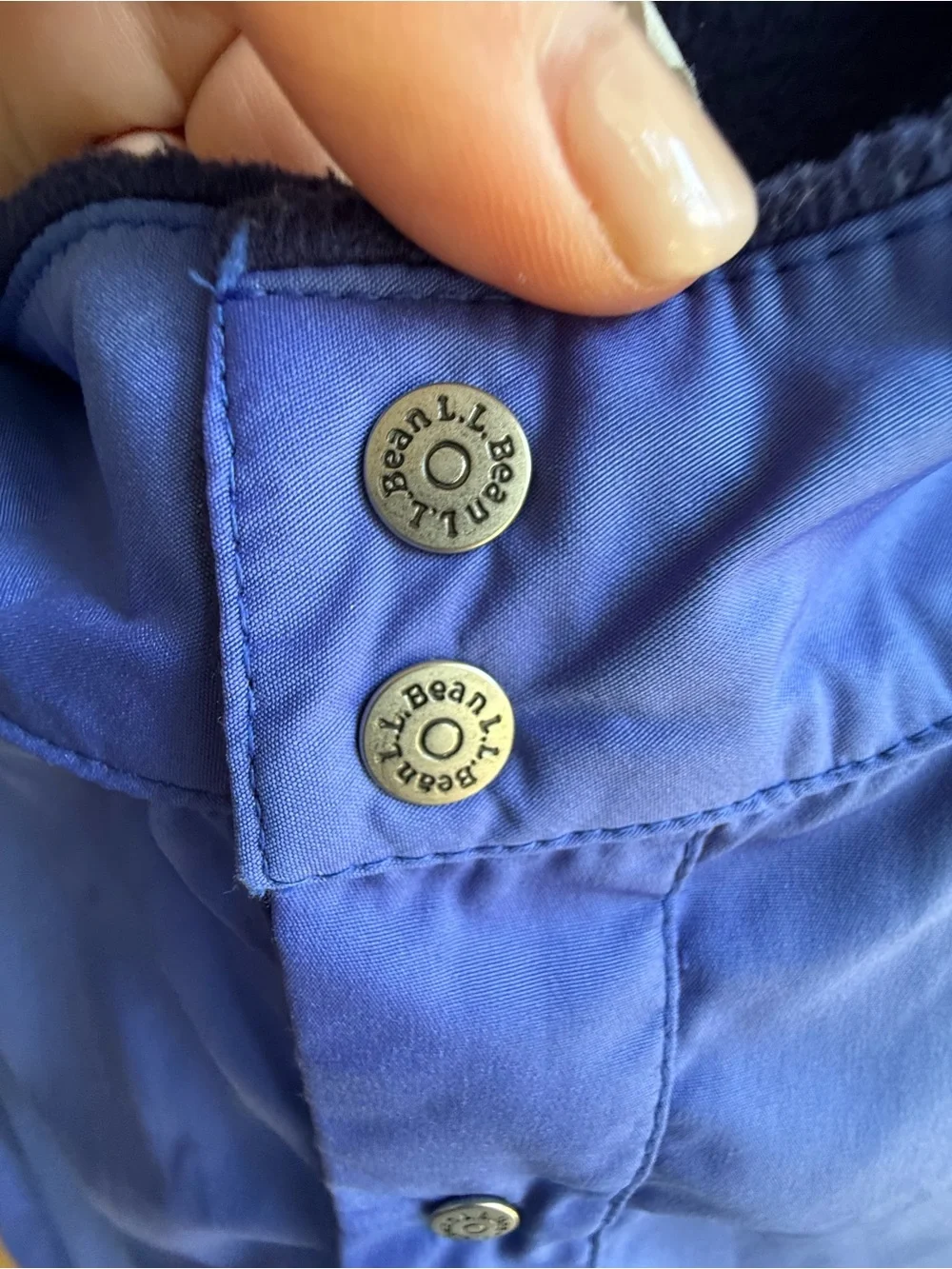 L.L. Bean Vintage Pullover Jacket in Periwinkle